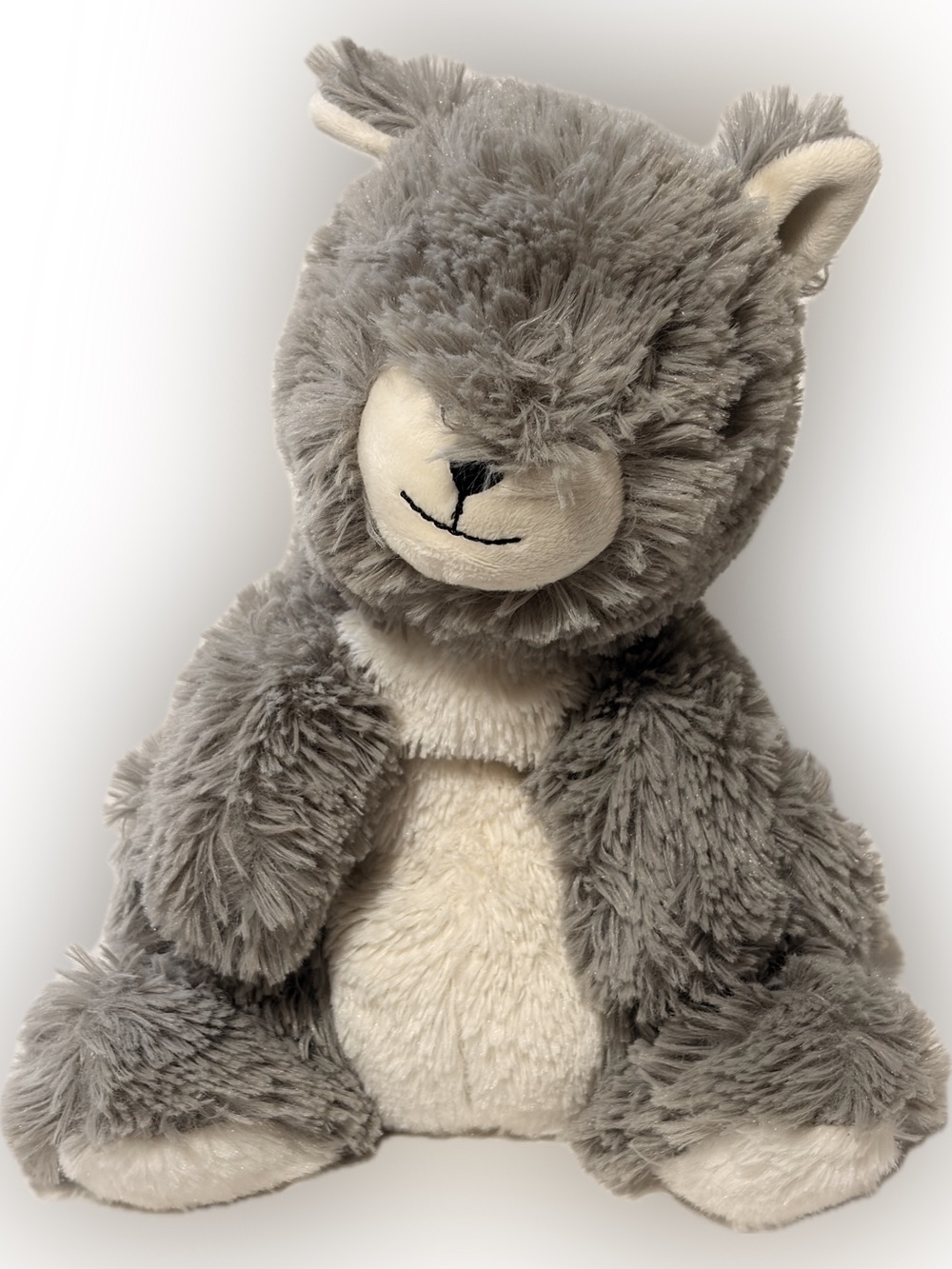 WARMIES GREY SQUIRREL WEIGHTED PLUSH